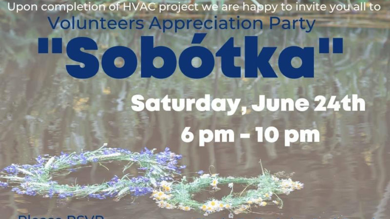 “Sobótka” Volunteer Appreciation Party