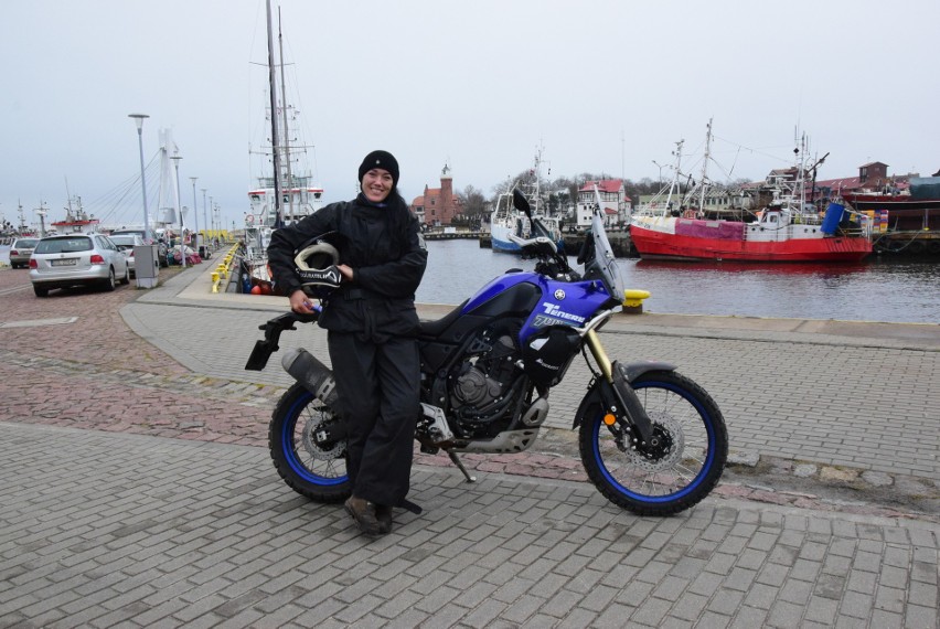 Natasza Caban in Port before the trip to the US